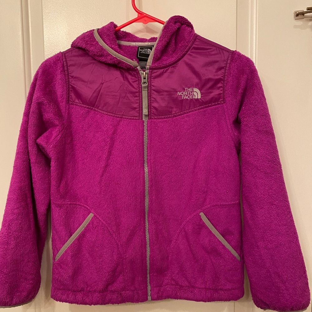 North Face Pink Fleece Zip Up